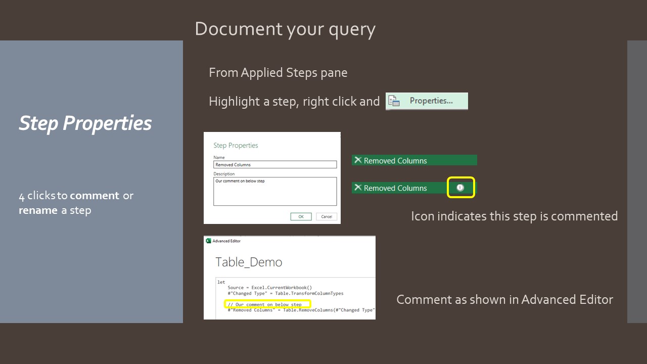 Commenting a query – BI2020.blog